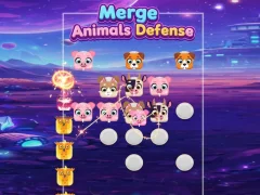 Játék Merge Animals Defense online