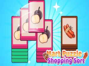 Játék Mart puzzle bevásárló rendezés online