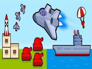 Játék Bombázó sík: 2D légi sztrájk online