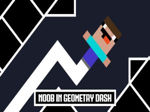 Játék Noob a geometriai kötőjelben online