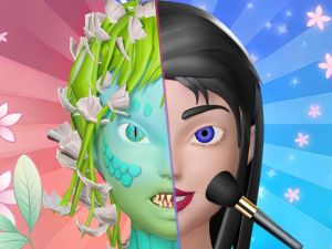 Játék Monster smink 3D online