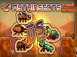 Játék Mythinsects a torony védelme online