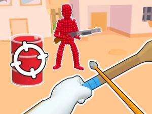 Játék Stickman Archer: Nyilak lövöldözése a vörösre online