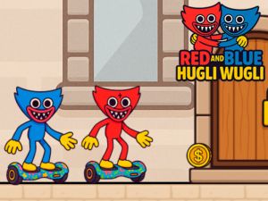 Játék Piros és kék hugli wugli online