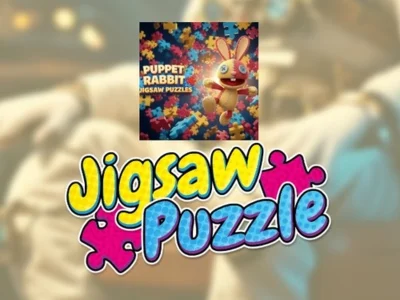 Játék Puppet Rabbit Jigsaw Puzzle online Játék Puppet Rabbit Jigsaw Puzzle online