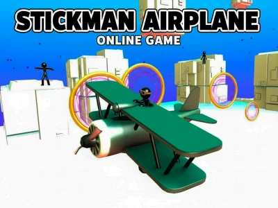 Játék Stickman repülőgép online
