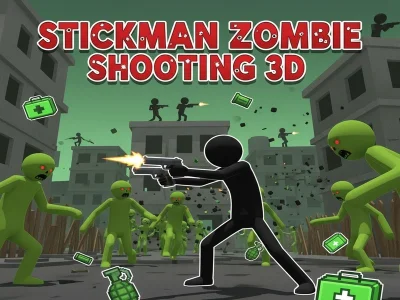 Játék Stickman Zombie Shooting 3D online Játék Stickman Zombie Shooting 3D online