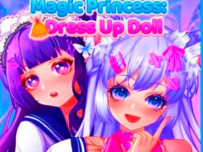 Játék Magic Princess öltöztetős baba online