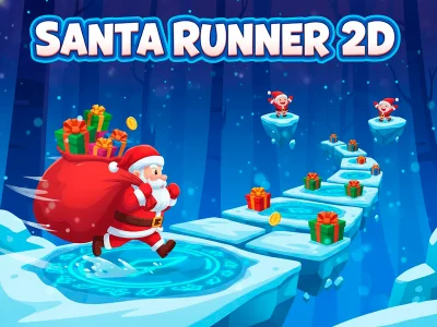 Játék Santa Runner 2D online