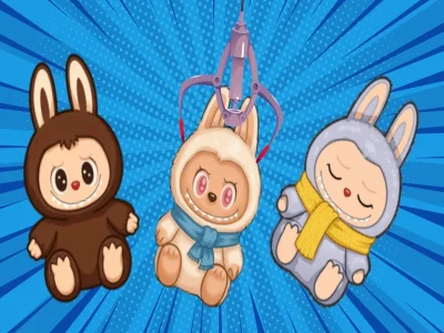 Játék Claw & Merge Labubu Drop online