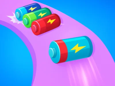 Játék Battery Run 3D online