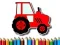 Játék Könnyű gyerek színező - Traktor online