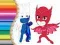 Játék PJ Masks Színező online