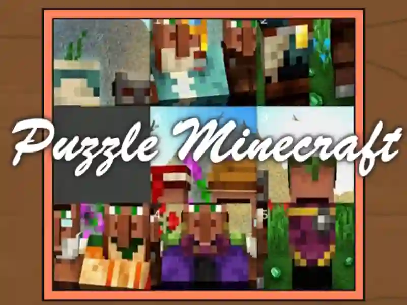 Játék Puzzle minecraft online
