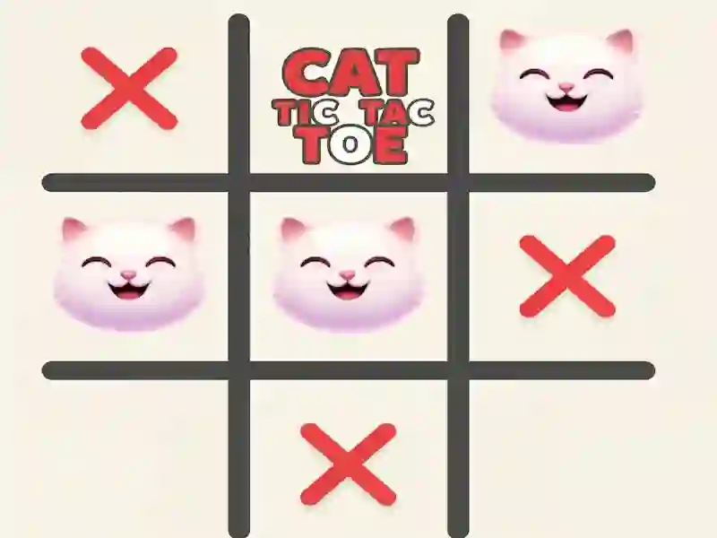 Játék Cat Tic Tac Toe online