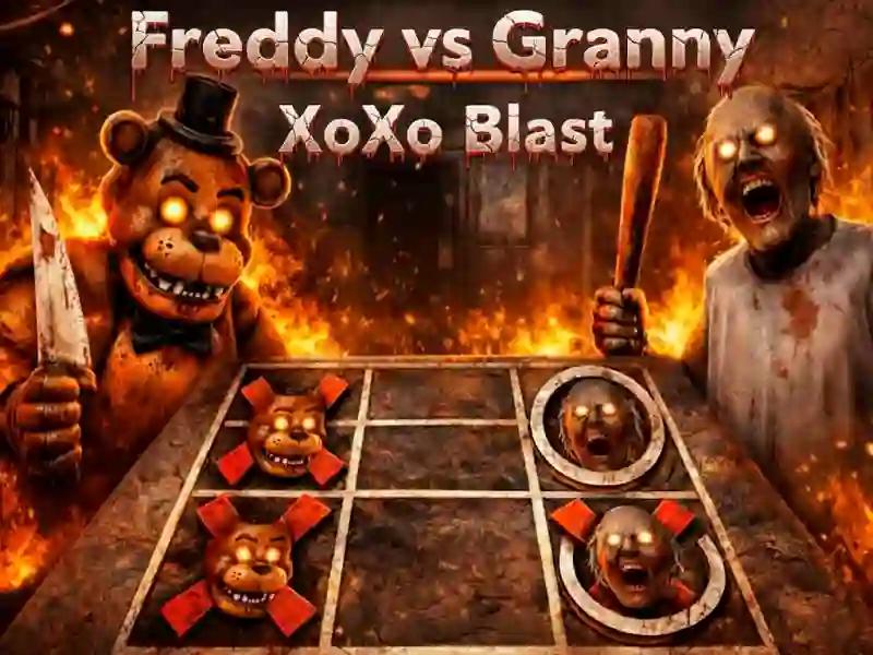 Játék Freddy vs Granny XoXo Blast online