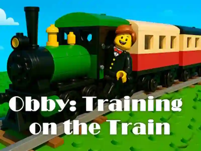 Játék Obby: Edzés a vonaton online Játék Obby: Edzés a vonaton online