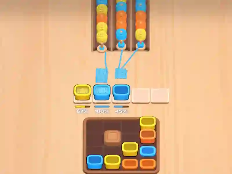 Játék Színes fonalak rendezése online