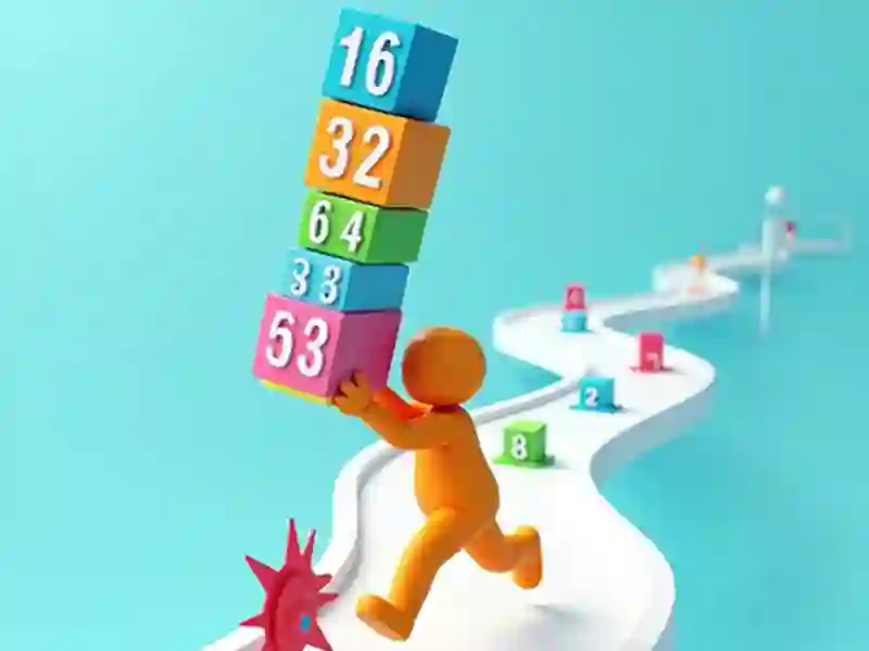 Játék Cube Stack 2048 online