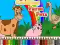 Játék Farm Állatok Színezése online Játék Farm Állatok Színezése online