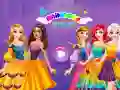 Játék Disney hercegnők: Szivárvány ruhák online