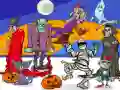 Játék Találd meg az 5 különbséget Halloween online Játék Találd meg az 5 különbséget Halloween online