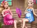 Játék Cuki Anyák Terhes Szauna online