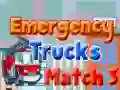 Játék Sürgősségi Teherautók Match 3 online