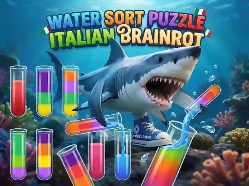 Játék Water Sort Puzzle Italian Brainrot online