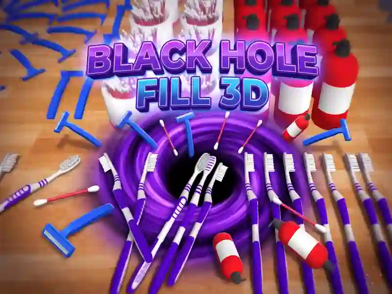 Játék Black Hole Fill 3D online