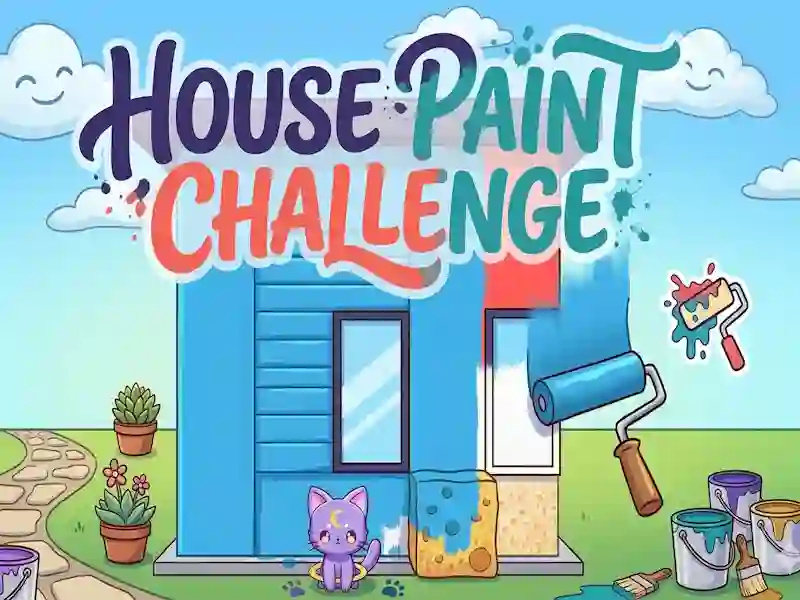Játék House Paint Challenge online