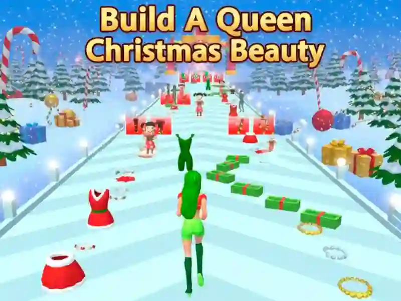 Játék Build A Queen: Christmas Beauty online