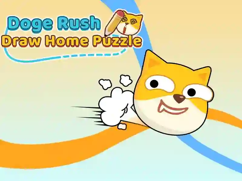 Játék Doge rohanás rajzolja a hazai puzzle -t online