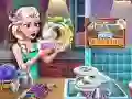 Játék Jégkirálynő Edény Mosogatás online Játék Jégkirálynő Edény Mosogatás online