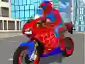 Játék Hős Stunt Pók Motorkerékpár Szimulátor 3D 2 online Játék Hős Stunt Pók Motorkerékpár Szimulátor 3D 2 online