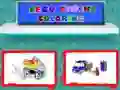 Játék Lego Teherautók Színezés online Játék Lego Teherautók Színezés online