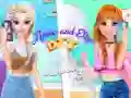 Játék Annie és Eliza DIY Ruha Hímzés online Játék Annie és Eliza DIY Ruha Hímzés online