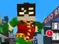 Játék Teen Titans Go: Minecraft Tinédzser Futó 3D online