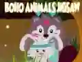 Játék Boho Állatok Puzzle online Játék Boho Állatok Puzzle online