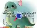 Játék Cuki Dínók Különbségei online