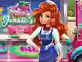 Játék Lányok javítják: Jessie fagylaltos utcai kocsija online