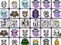 Játék Macska Pixel Mahjong online