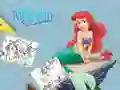 Játék A kis hableány színezőkönyv online