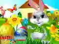 Játék Húsvéti Nyúl Tojás Puzzle online Játék Húsvéti Nyúl Tojás Puzzle online