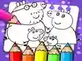 Játék Peppa Pig színezőkönyv online Játék Peppa Pig színezőkönyv online