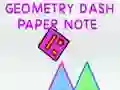 Játék Geometry Dash Papírjegyzet online