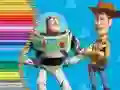 Játék Színezőkönyv a Toy Storyhoz online Játék Színezőkönyv a Toy Storyhoz online