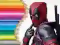 Játék Színezőkönyv Deadpool számára online