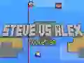 Játék Steve vs Alex: Rakétás online Játék Steve vs Alex: Rakétás online