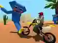 Játék Motorversenyző vs Huggy online Játék Motorversenyző vs Huggy online